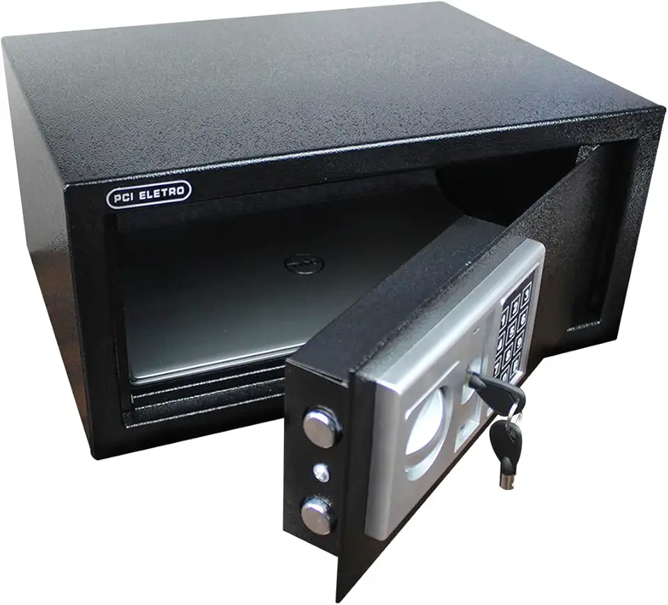 Cofre Eletrônico Digital para Notebook e Laptop 43x33x20 cm – Segurança Residencial