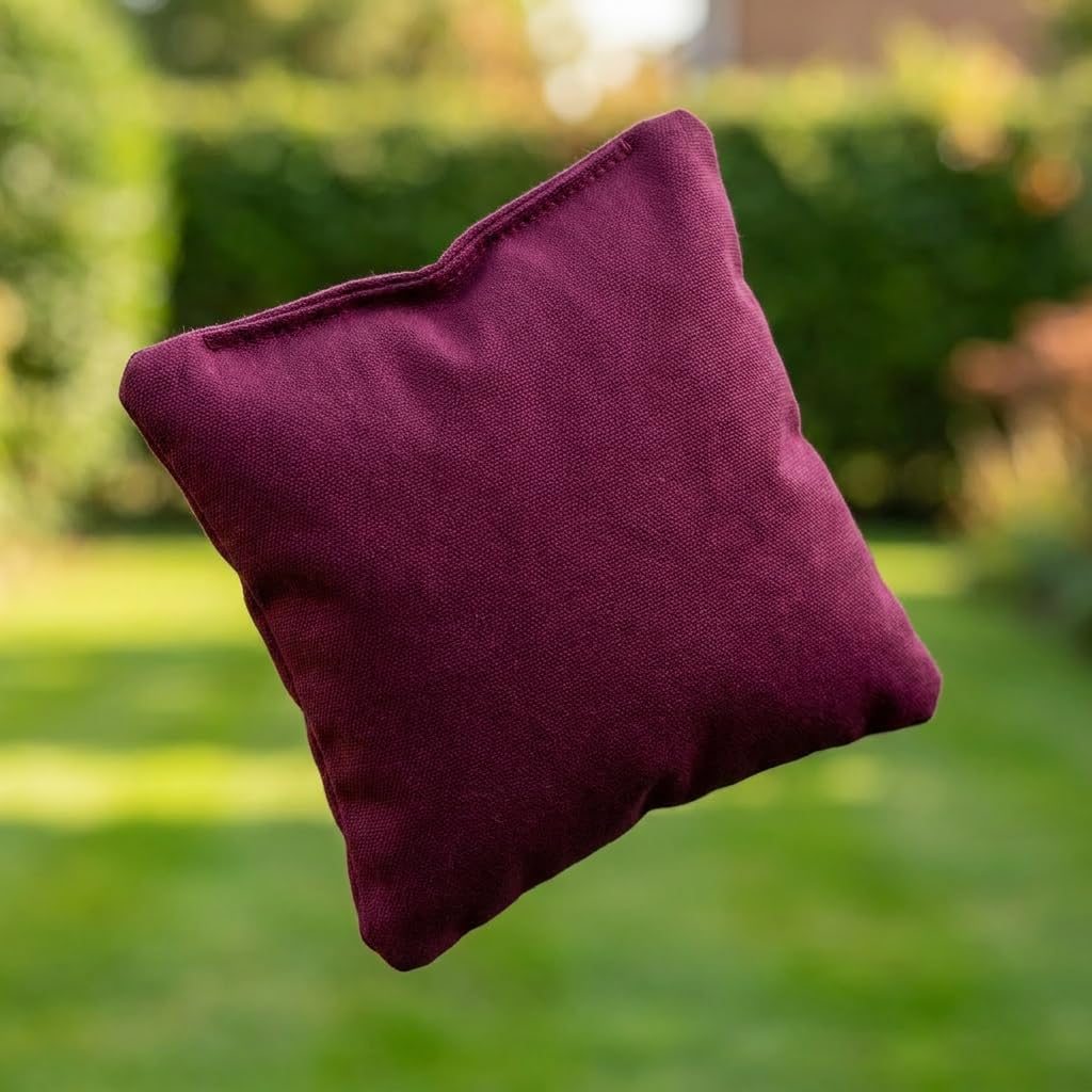 Dr Sport - Lot de 8 sacs à cornhole originaux - 4 sacs violets et 4 roses - Qualité robuste - 400 g - 15 x 15 cm