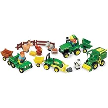 John Deere 34984 Fun On The Farm Playset, 20 Pieces Pack of 2