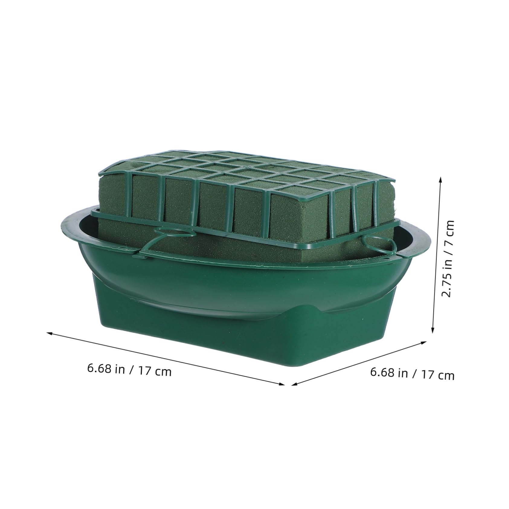 Totority 2 Plant Potting Mud Floral Containers Bases for Arrangements Drain Grate Plant Pot Filler