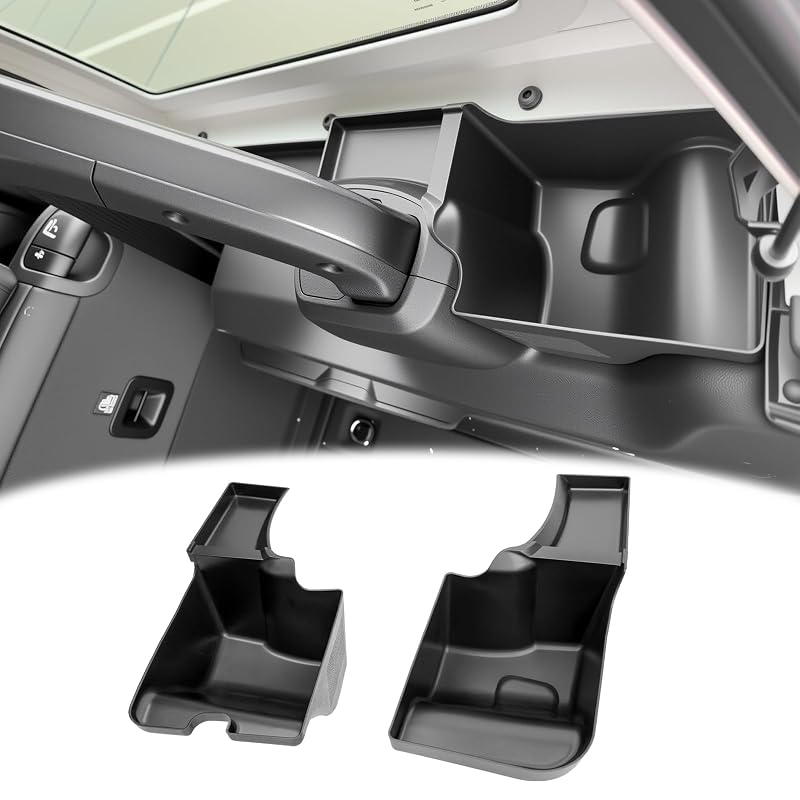 Organizador Lateral para Porta-Malas JTYZSM em ABS para Jeep Wrangler JL JLU 4XE 4 portas 2024–2025, 2 peças