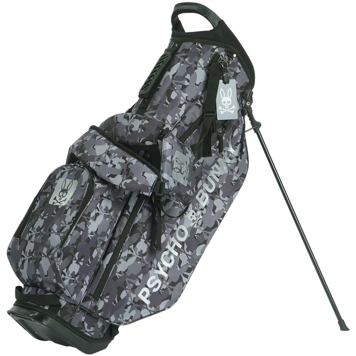 ※サイコバニーゴルフ スタンドキャディバッグ LWG CAMO PBMG4SC6 Amazon | Psycho Bunny(サイコバニー) スタンドキャディバック LWG