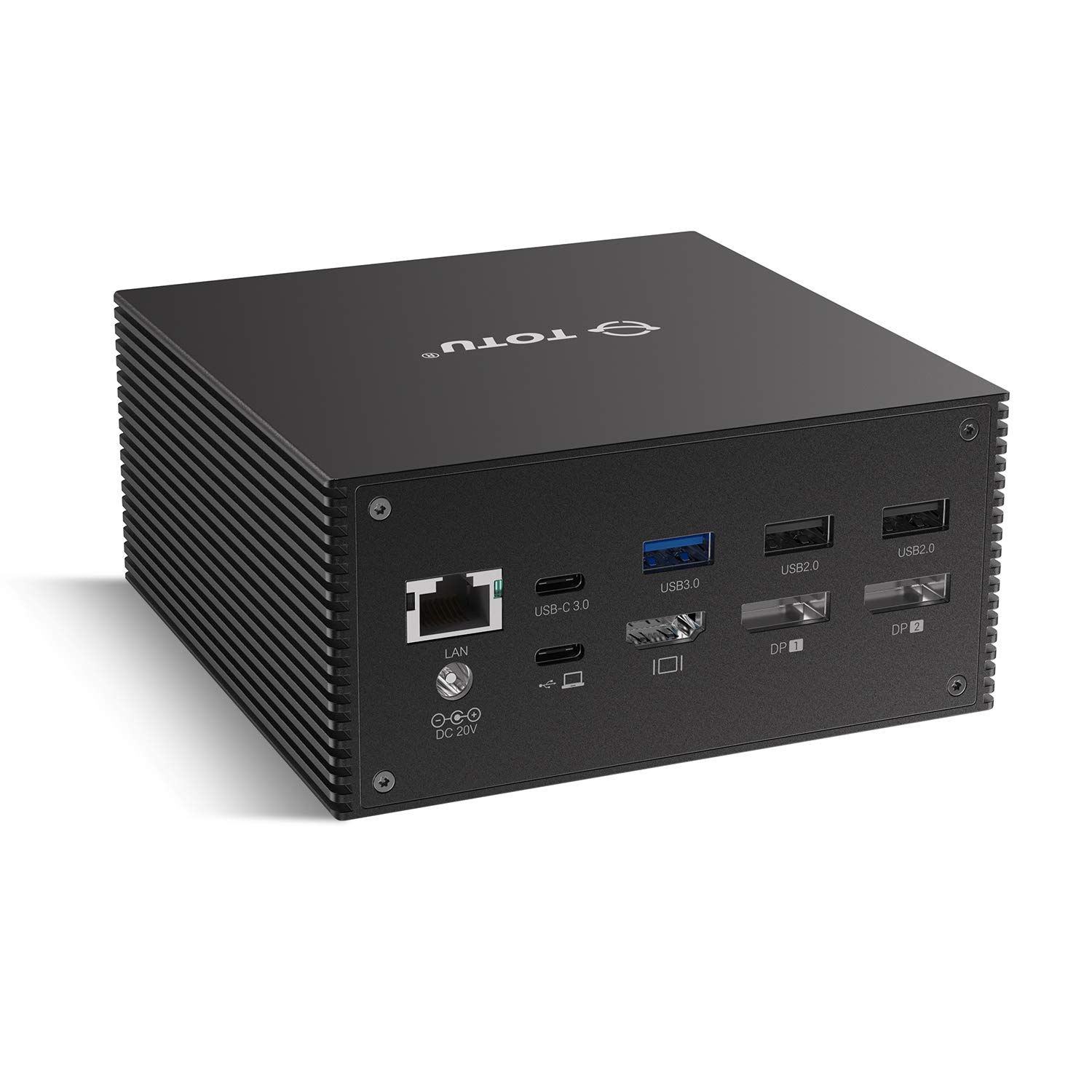 TOTU Upgraded Universal USB-C 4K Triple Display Docking Station with Charging Support for MacBook Pro & Windows Type C Systems (2 4K DP, HDMI, 6 USB Ports, 60W USB PD),Extended Display for macOS