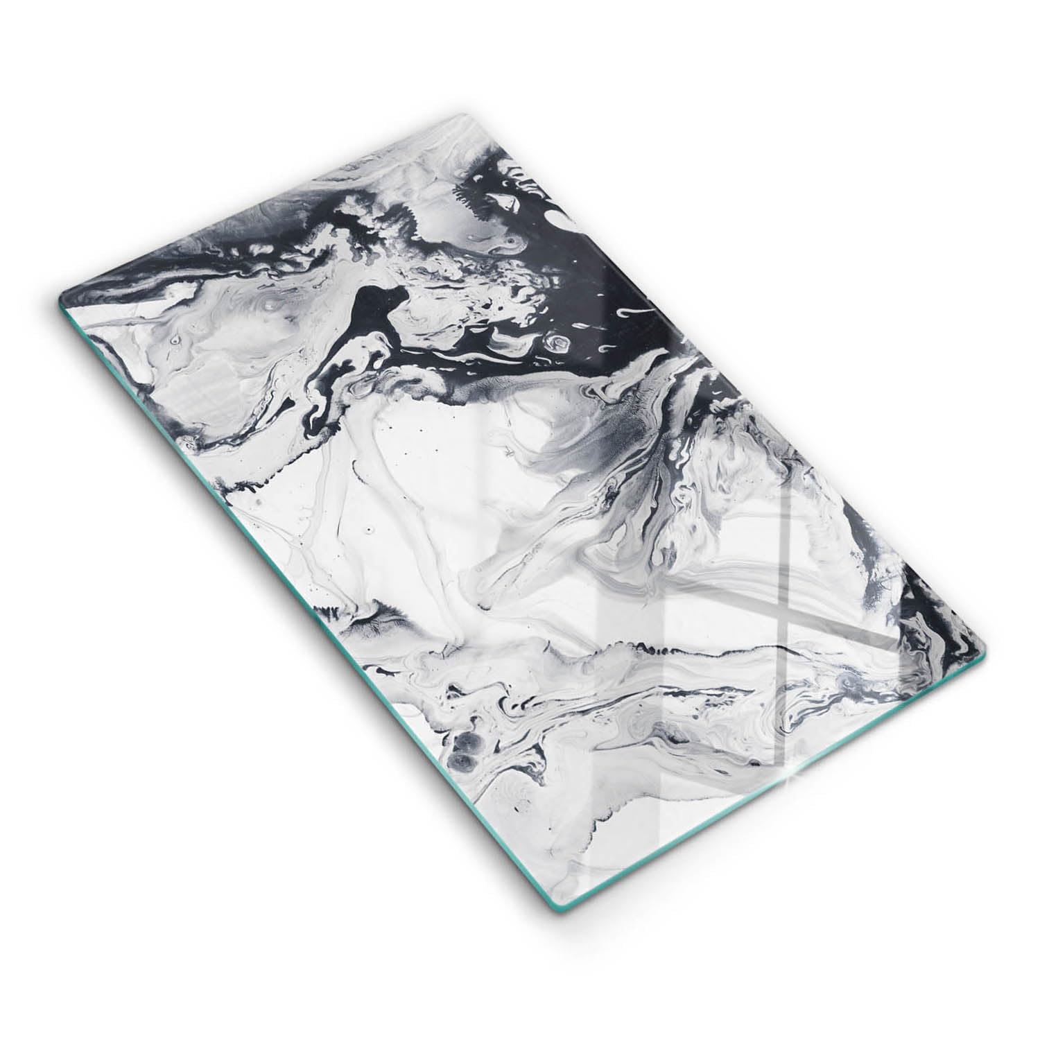 Plaque induction protection verre 30x52cm pour cuisine moderne