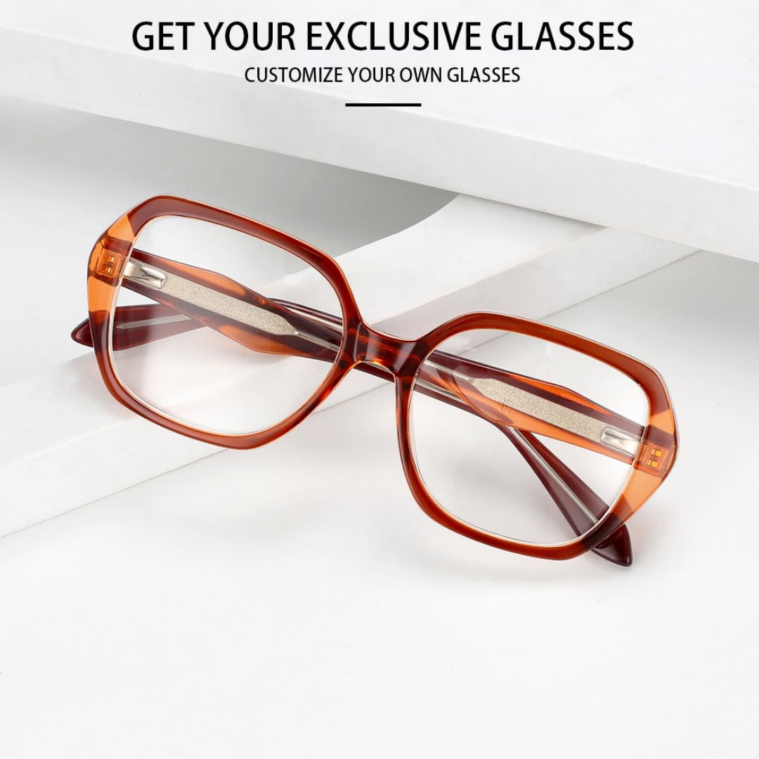 Okulary przeciwsłoneczne damskie Cat Eye Vintage Plastic Titanium Big Frame