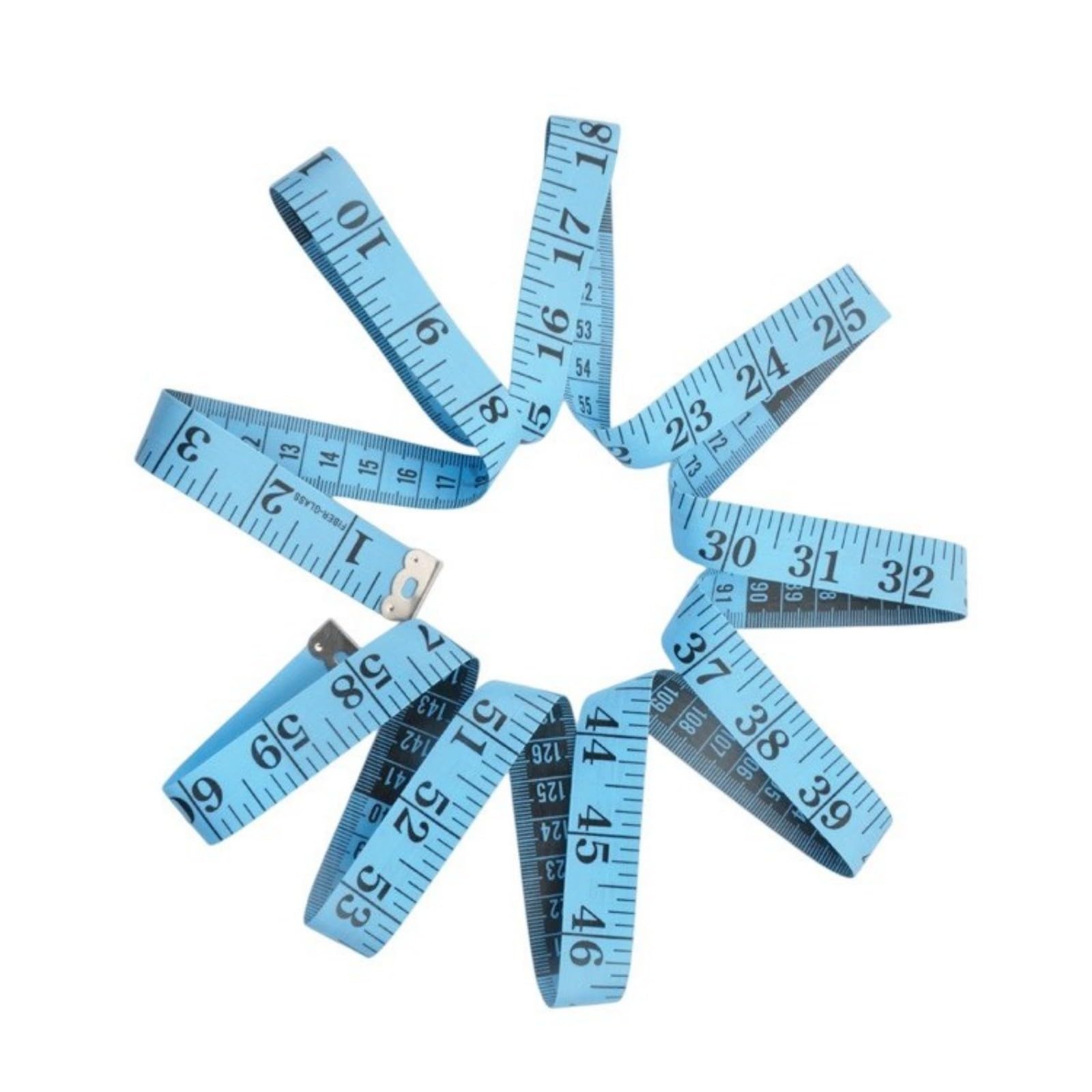 Newft Blue Strong 60 Inch Double Scale Measuring Tape For Sewing Modifications Body Indicators With Fade Proof Indicators Not Twist Pvc Seamstress King Unscented Sewing Measurement Tool
