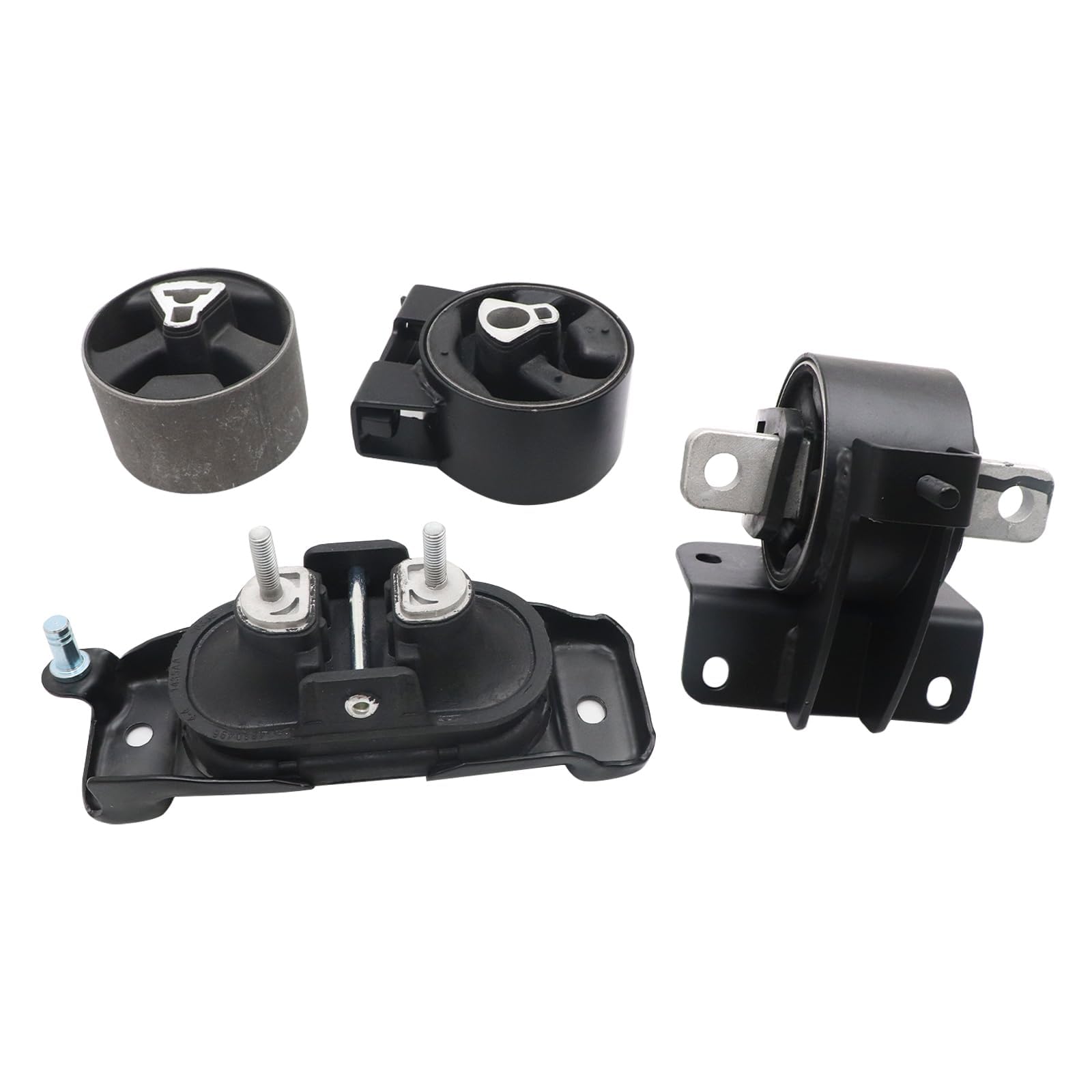 4x Motorlager Kompatibel mit Dodge Grand Caravan Kompatibel mit Chrysler Grand Voyager V RT 2.8 CRD 2008-2015 4880496AC 4880387AA 4880603AA Motorhalterungssatz Getriebelager