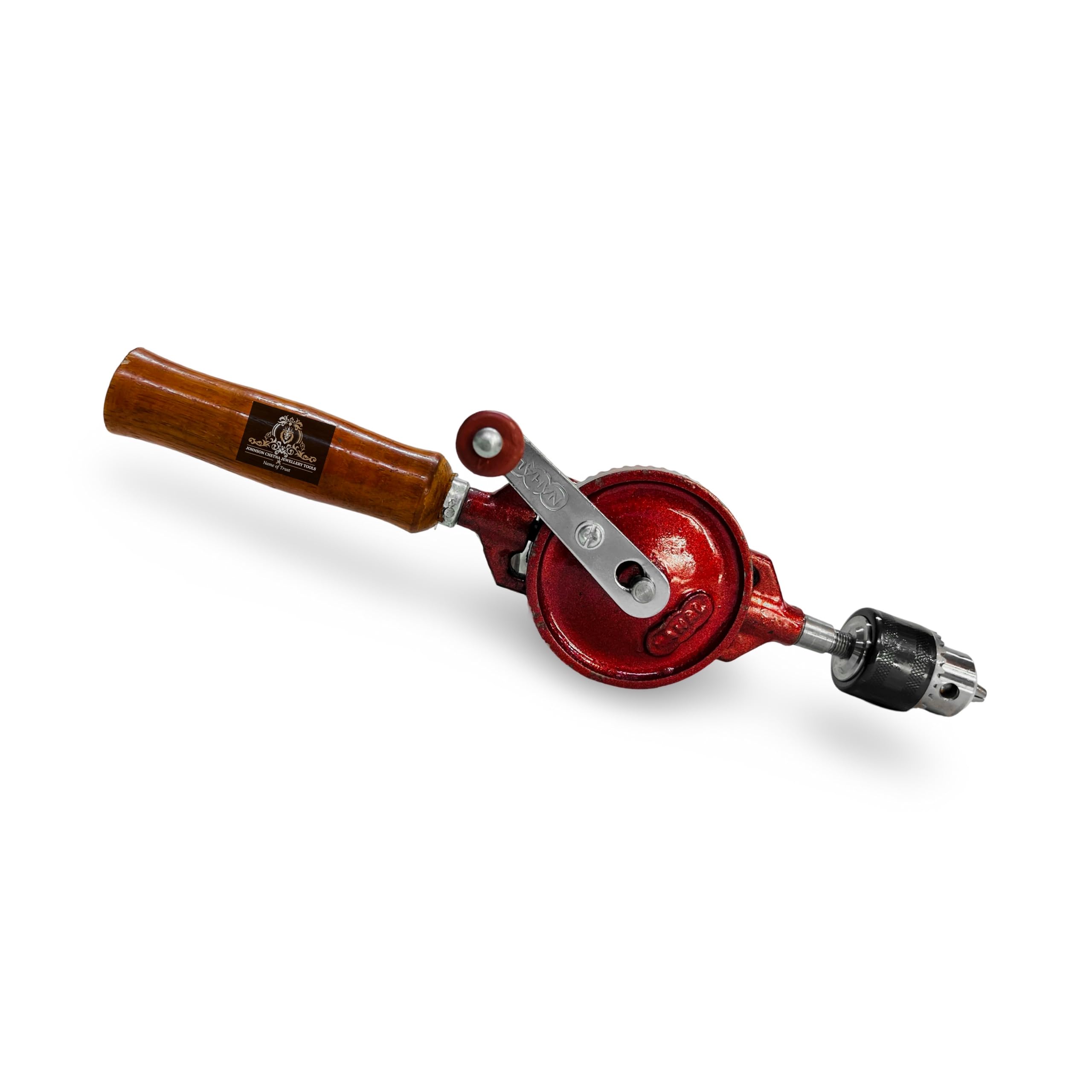 Johnson Tools Nahal 1/4 Hand Drill Machine with Japanese Chuck Key Model (Color - Red and Black, Size - 6mm) (B0D3BXPXTP) Amazon Price History, Amazon Price Tracker