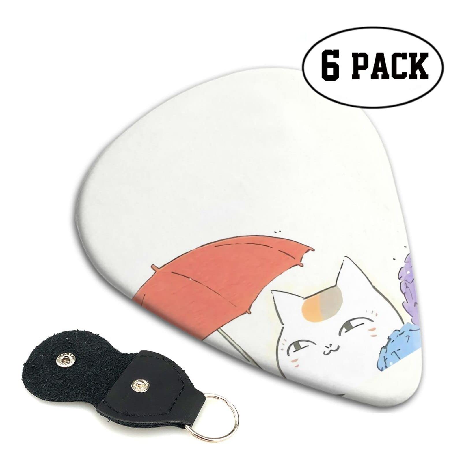 Amazon | 夏目友人帳 ニャンコ先生 猫 6枚ピック カラーギターピック