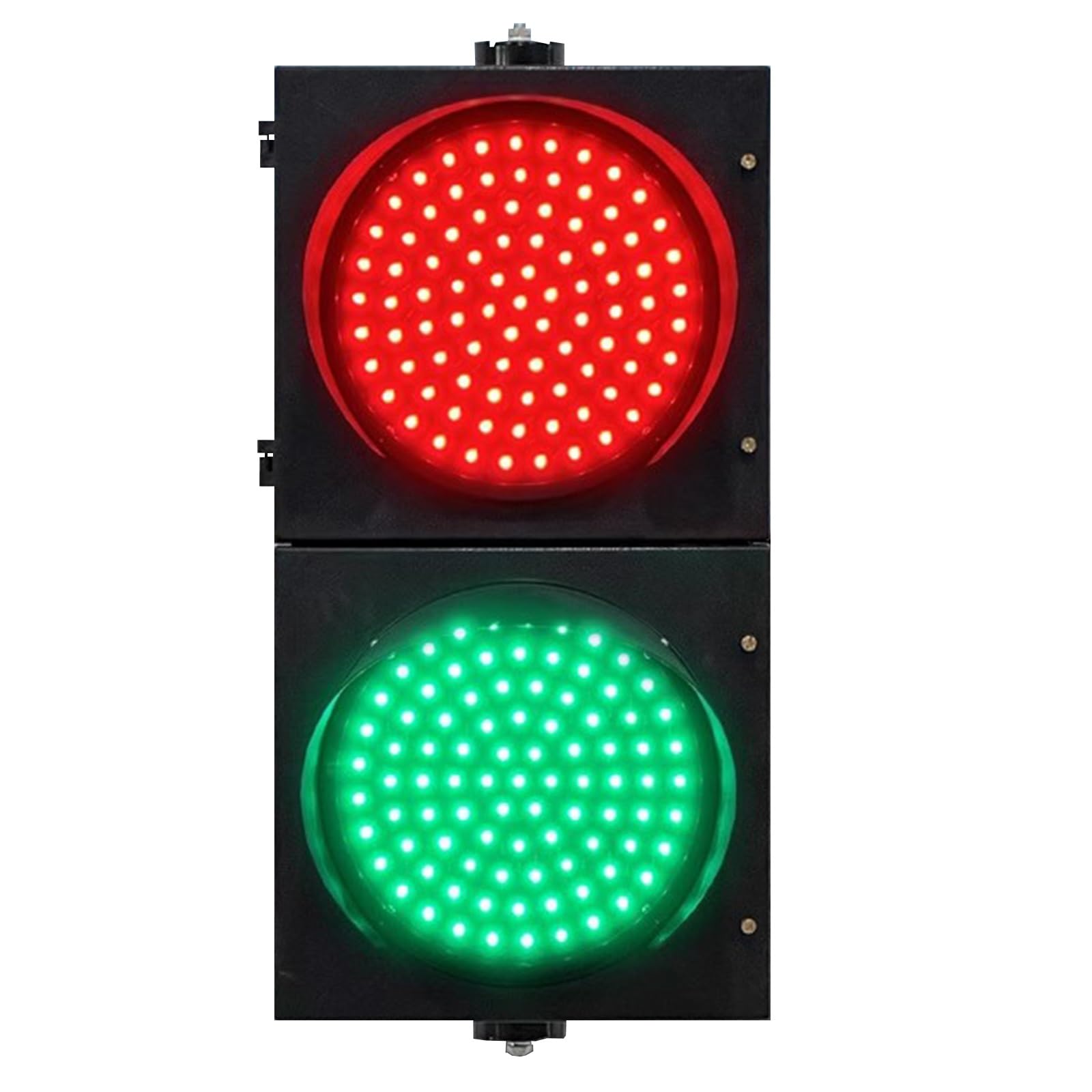 Semaforo Stradale, Luce Segnaletica Stradale, Luce Stop, LED 2 Luci Rosso/Verde, Luce di Segnalazione LED Industriale, per Stazione di Pedaggio, Autolavaggio(AC 220V)