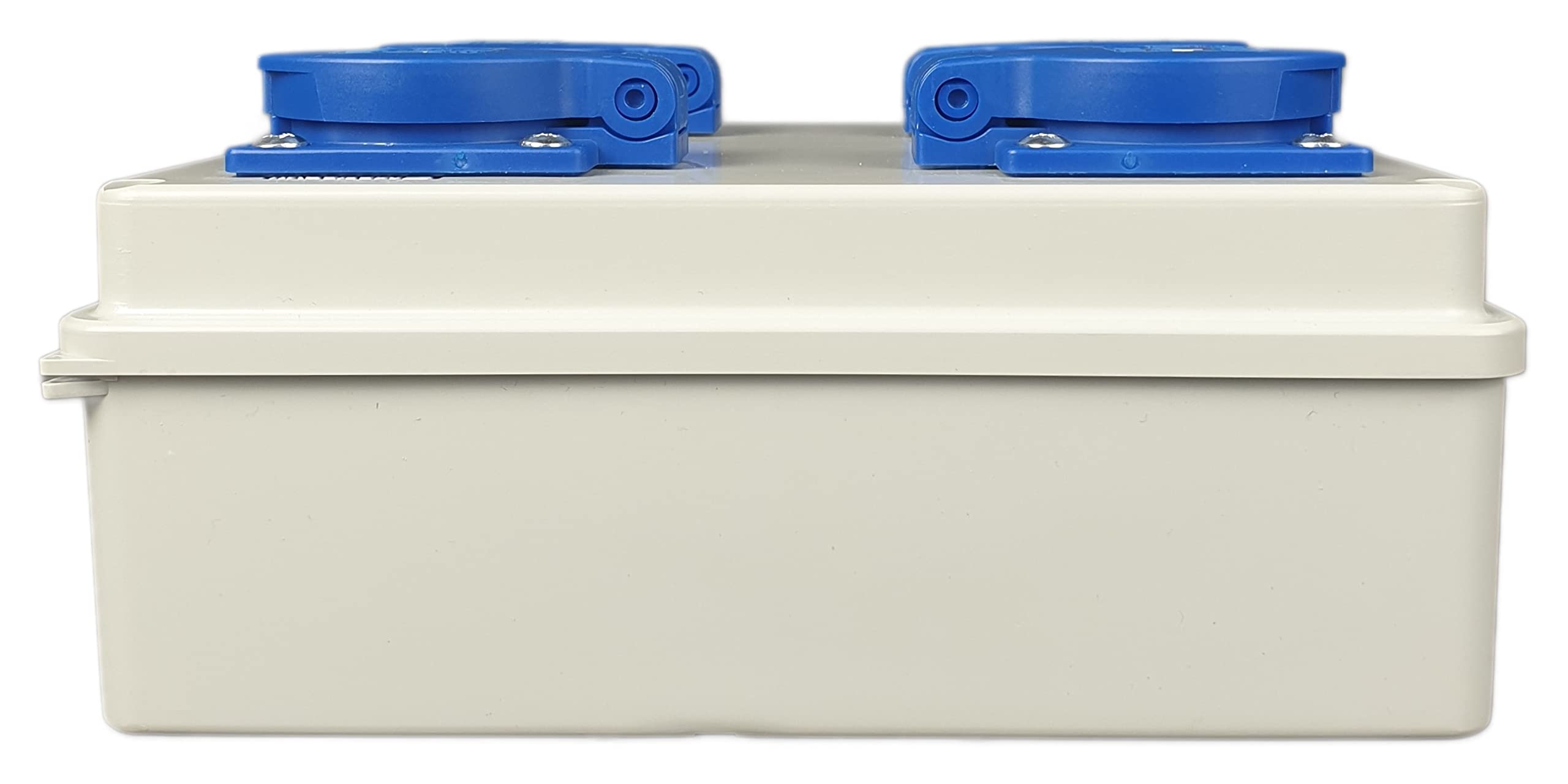 Tableau électrique 32A 5P 4x prise 230V, protection et compteur - Road Tableau électrique 32A 5P 4x prise 230V, protection et compteur - Road