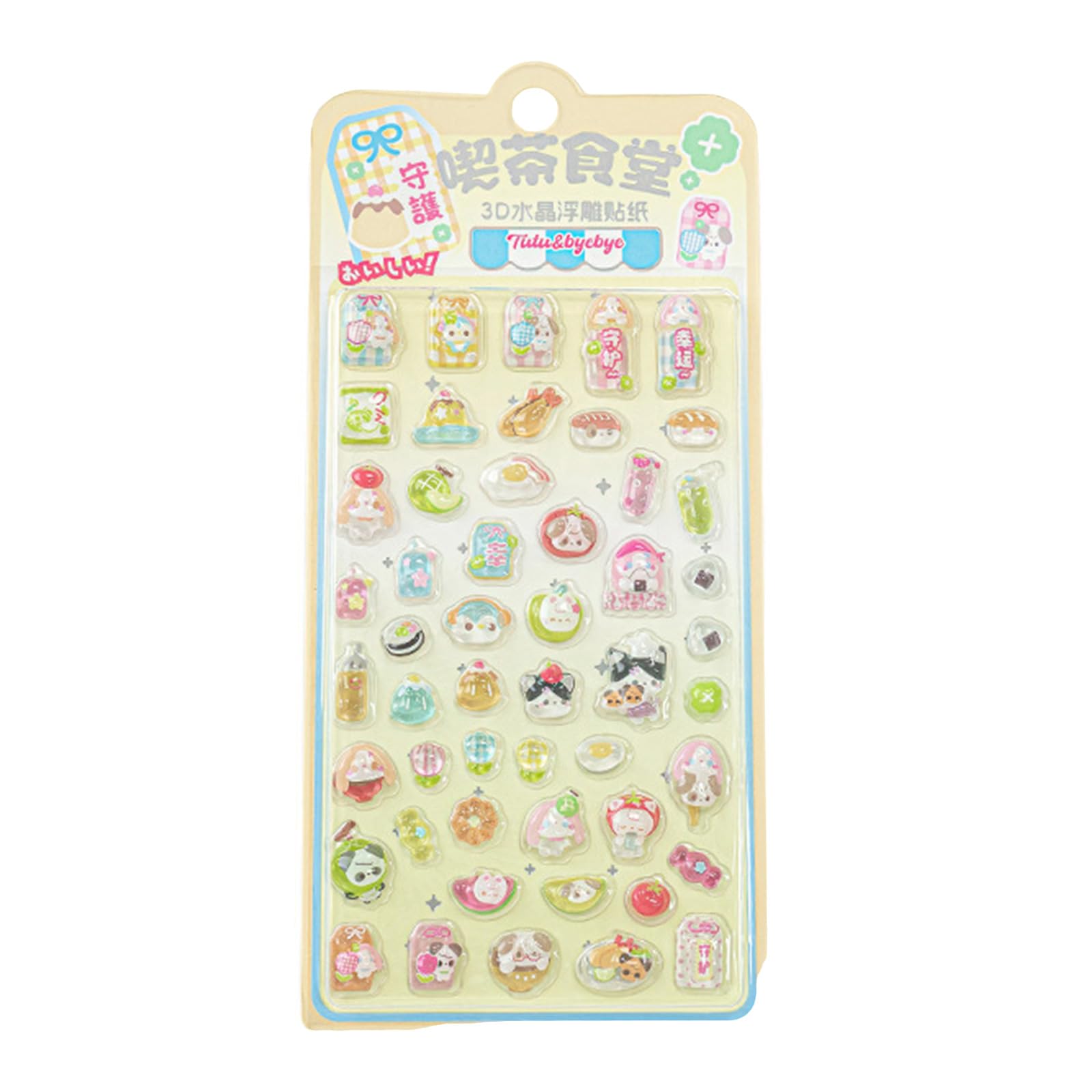 RGYBAO Stereoscopic Reward Labels Decorative Stickers for Journal, Luggage, Phone Decor Stereoscopic Sticker Scrapbook Crystal Stickers