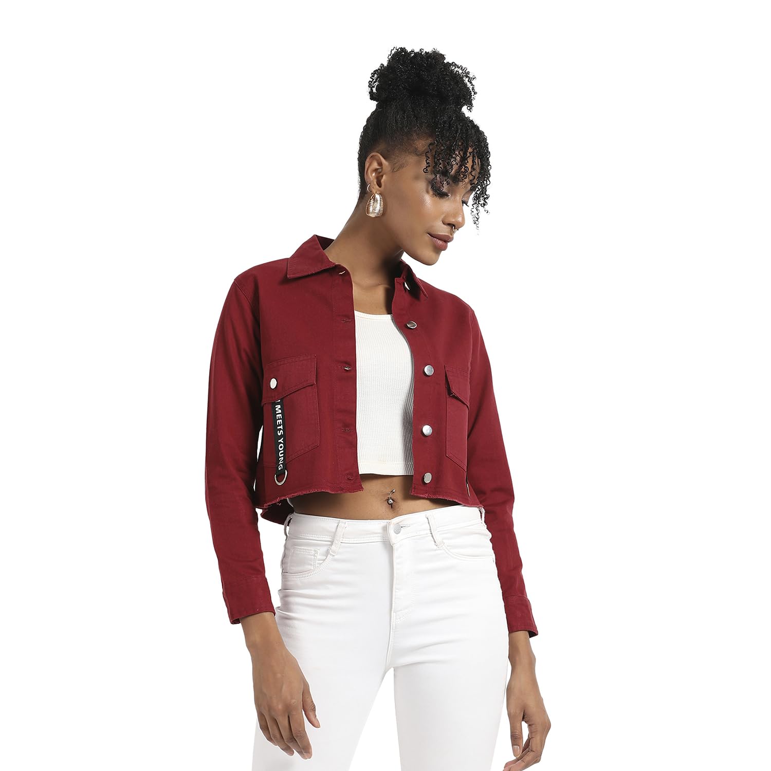 pinacolada Women's Quilted Puffer Jacket With Zip Closure For Casual Wear | Mock Neck | Long Sleeve | Zip Closure |Polyester Jacket Crafted With Comfort Fit For Everyday Wear-picture-55