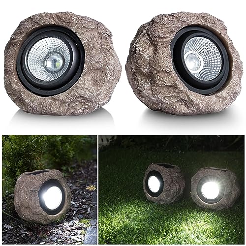 HDUAN IDT 2Pack Solar Lights Outdoor, Super Bright Solar Garden Rock Spot Lights, Led Landscape Lighting for Pathway Lawn Patio Porch Yard Walkway HDUAN IDT 2Pack Solar Lights Outdoor, Super Bright Solar Garden Rock Spot Lights, Led Landscape Lighting for Pathway Lawn Patio Porch Yard Walkway