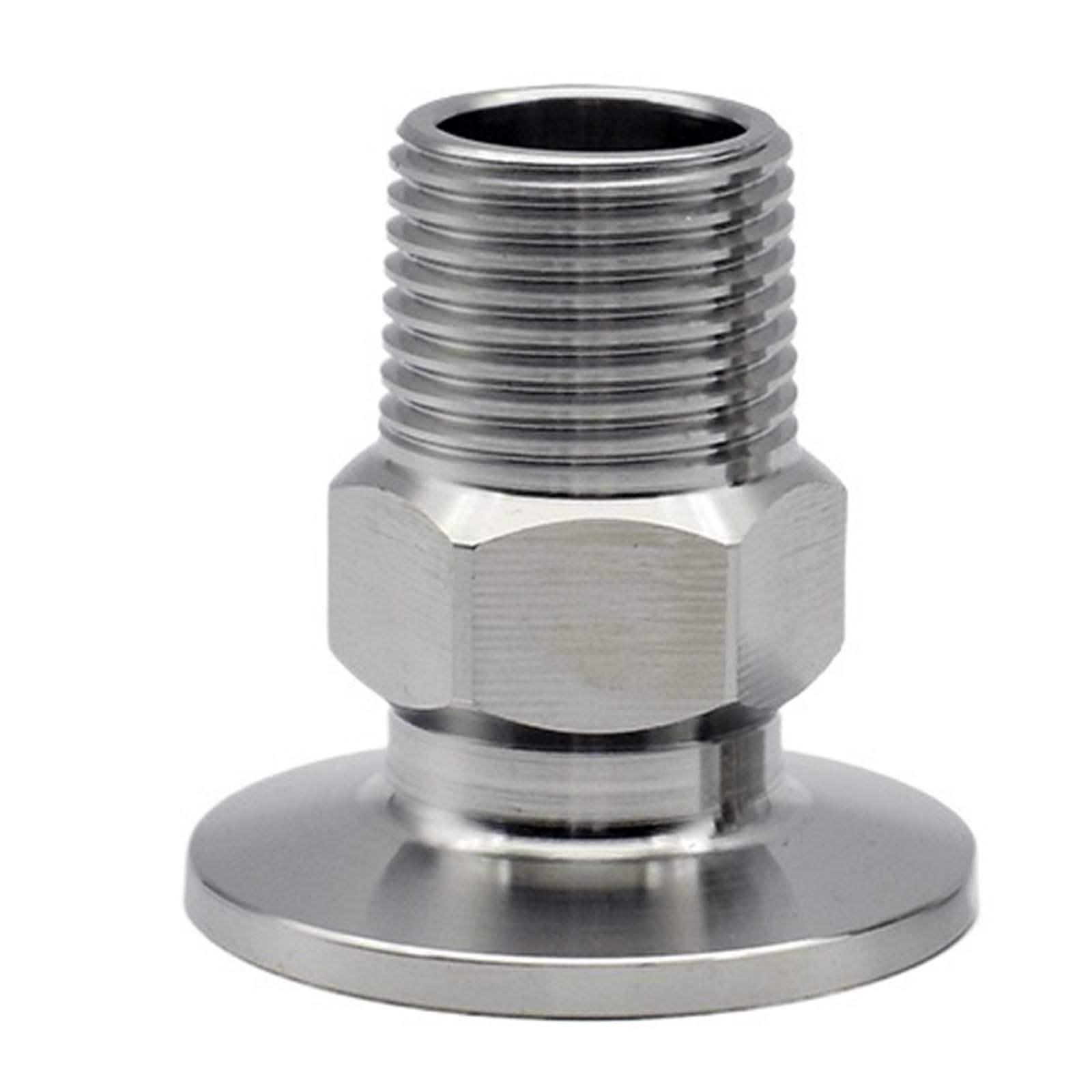 Epaknhgd Men's Kf16 1Pc 304 Stainless Steel Vacuum Pipe Thread Tube Connector