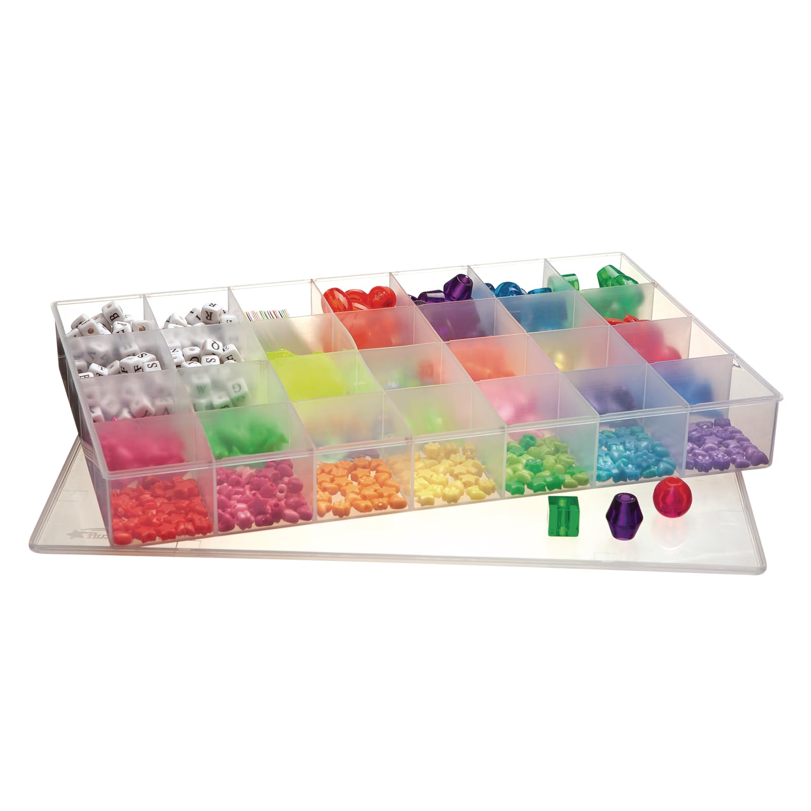 Really Good Stuff 28 Compartment Plastic Storage Case