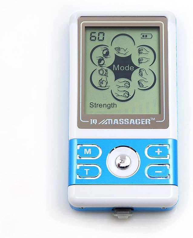 Tens Unit Electric Muscle Stimulator Machine for Pain Management Mini 2, Blue