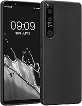kwmobile Case Compatible with Sony Xperia 1 IV Case - Soft TPU Silicone Case - Cover Suitable for Wireless Charging - Black