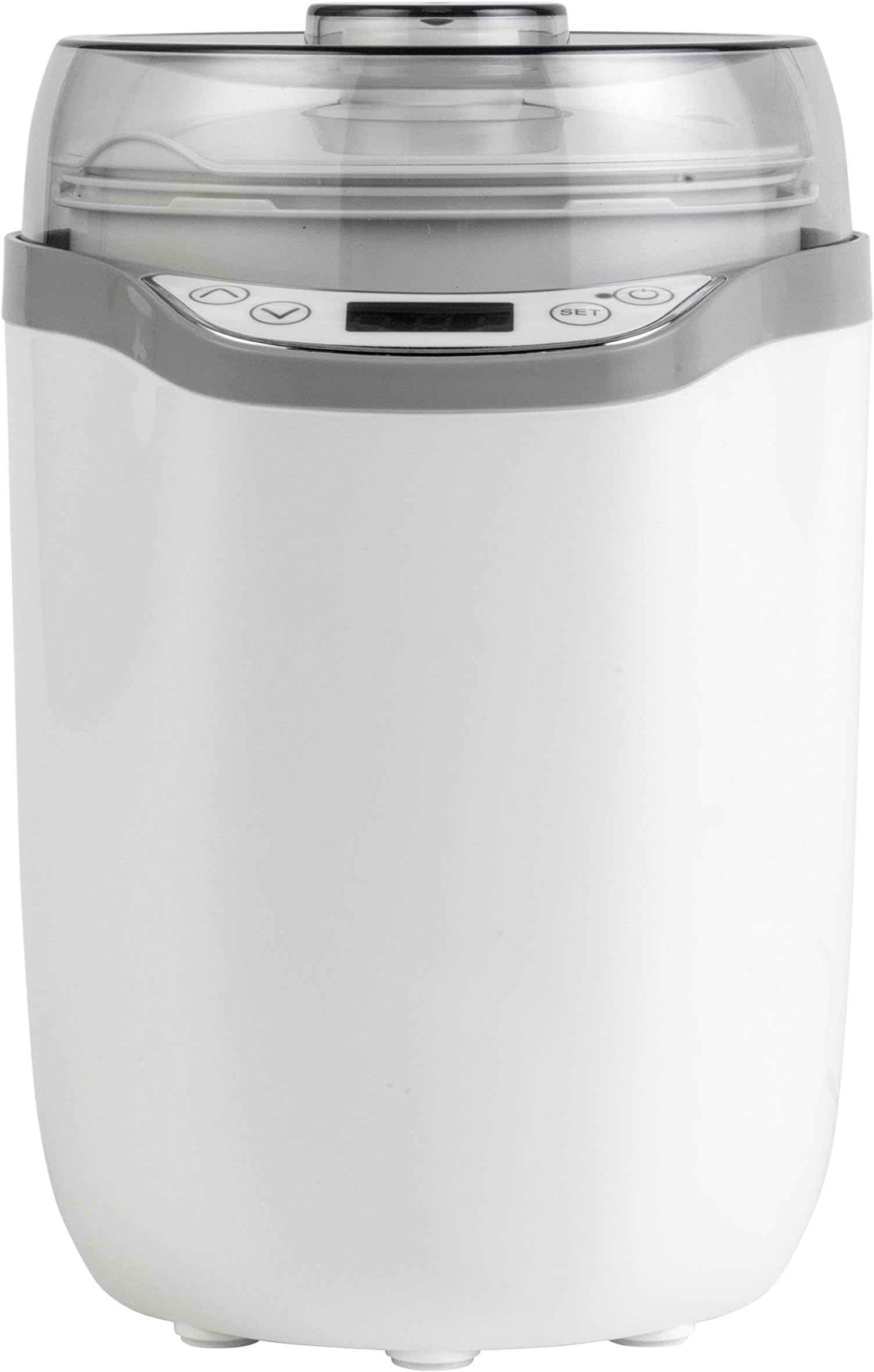 Progress EK4374P Yoghurt and Soft Maker, 1.6 L, Strainer Included, LED Display, 25 W, Ideal for Fresh Yogurts/Cheese with No Sugar Or Preservative, White