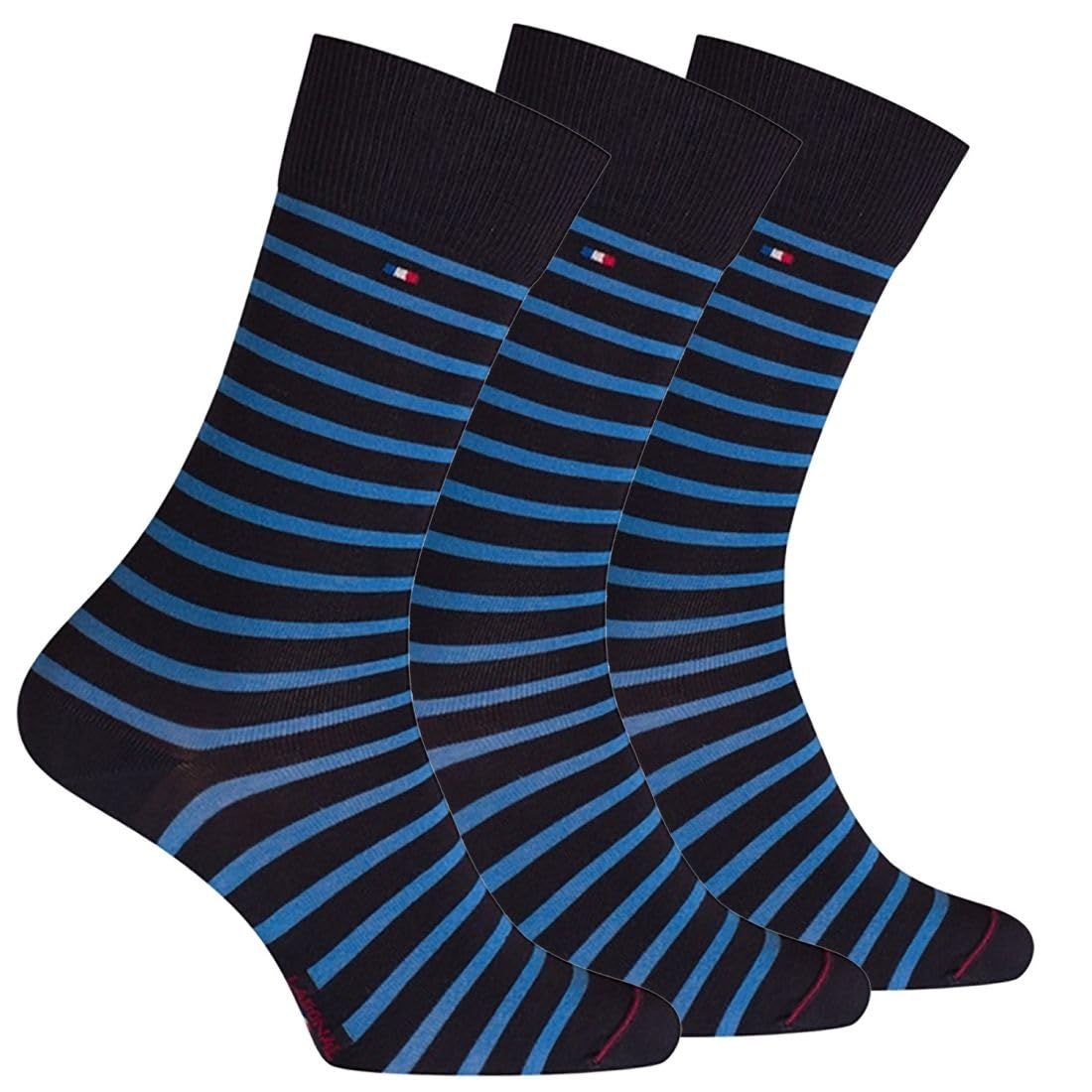 Labonal. Chaussette. Marinière LOTx3, Coton. FABRIQUE EN FRANCE