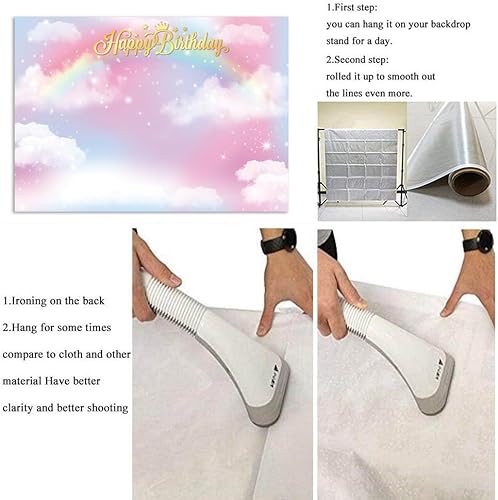 Miniatura 5 de Telón de fondo de fotos de princesa para niñas, 1er 2do feliz cumpleaños, fondo de fiesta de princesa, castillo de ensueño, cuento de hadas, fiesta,