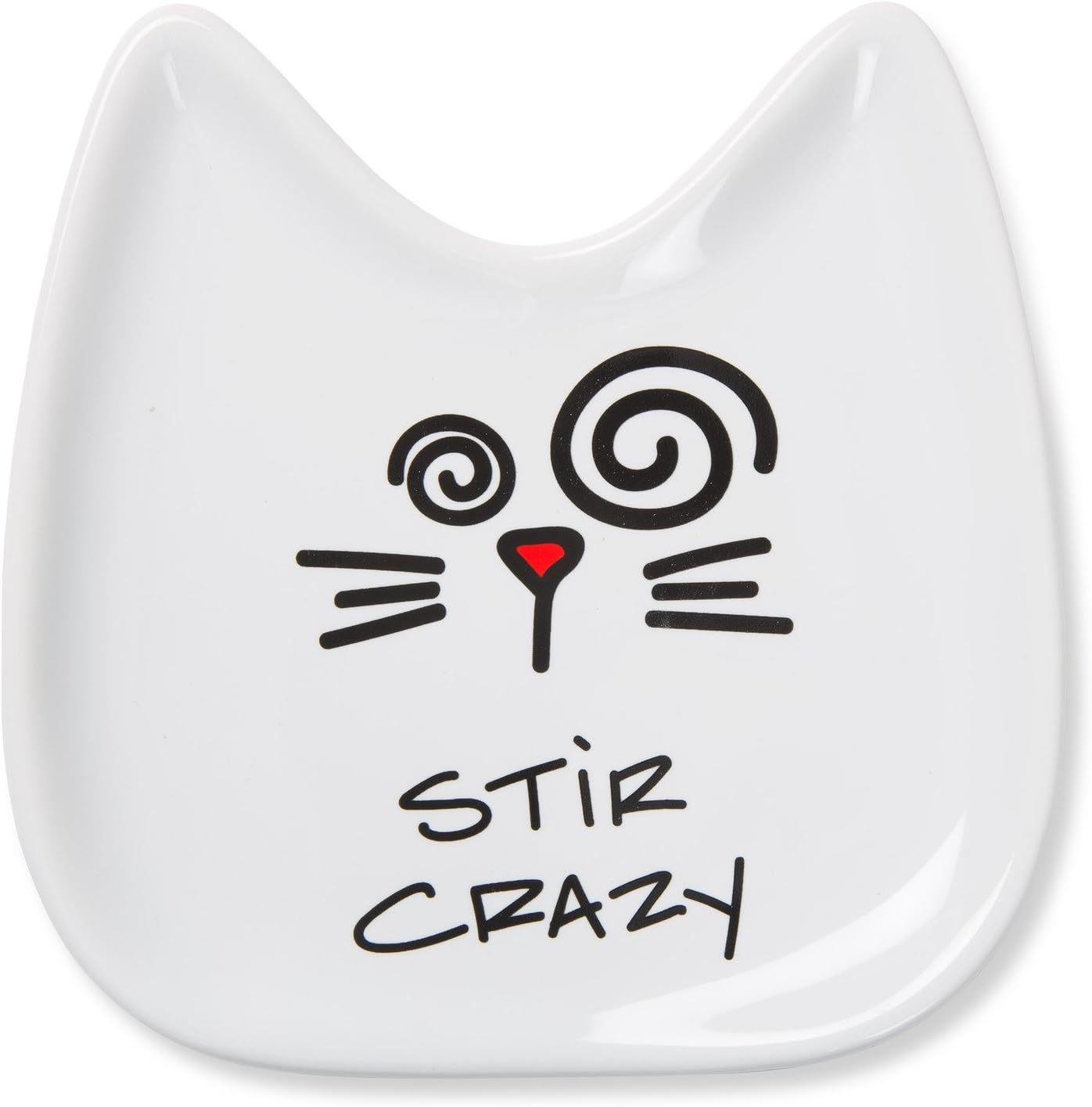 Pavilion Gift Company Blobby Cat, Cat Spoon Rest "Stir