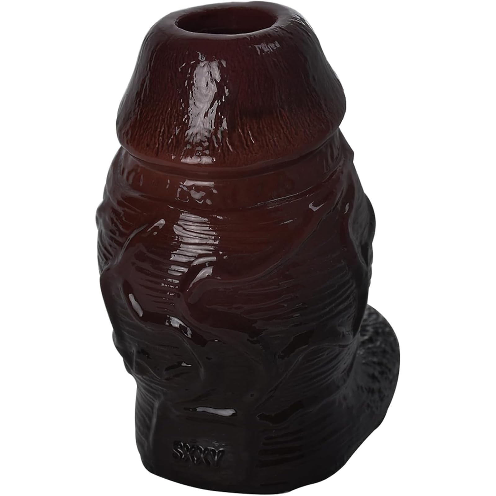 Manicotto for pene da uomo con manica realistica da 5" con anello for il pene, giocattolo del sesso adulti guaina in silicone riutilizzabile l'ingrandimento, strumento il sesso degli uomini(B)