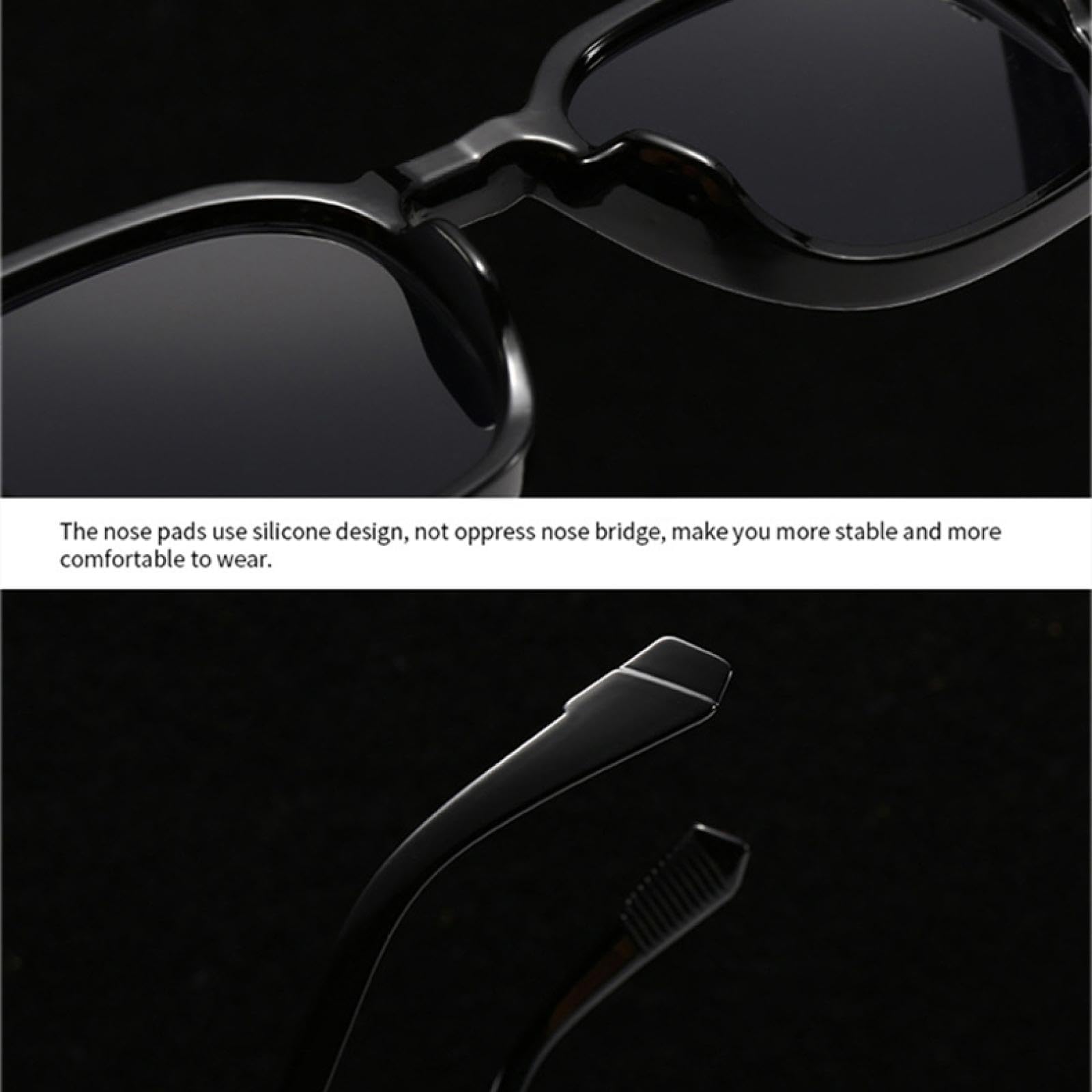 Gafas de sol para mujer y hombre, estilo retro, con degradado y remaches UV400.