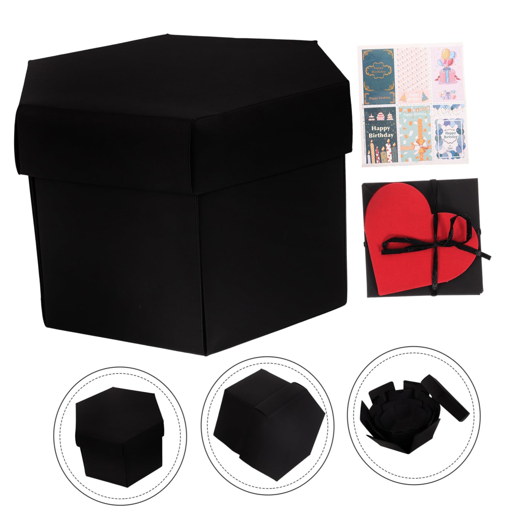 COLLBATH 1pezzi Album Fotografico Artistico Fai da Te Contenitore Fotografico Album Artigianale dei Ricordi Scatola Regalo Foto Personalizzabile