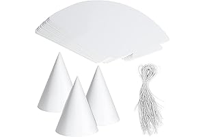 White Cone Hat - The Perfect Party Accessory
