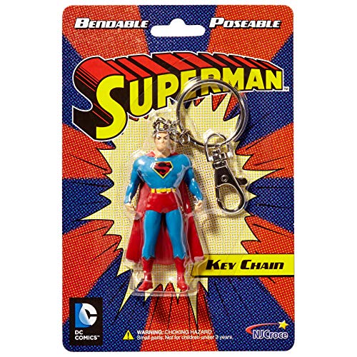 NJ Croce Superman Bendable Llavero