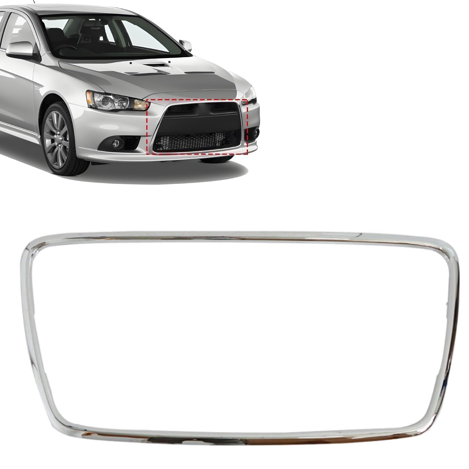Amazon.com: SecosAutoparts Grille Frame Surround Front Compatible