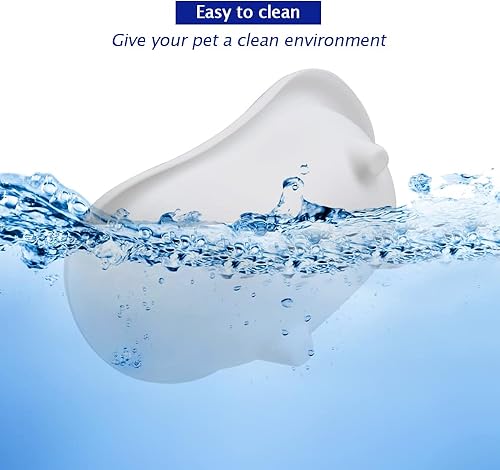 Miniatura 6 de Hamster Sand Bath Container Hamster Sand Bath Kit Chinchilla Polvo Baño Hamster Accesorios Casa de hámster (blanco)