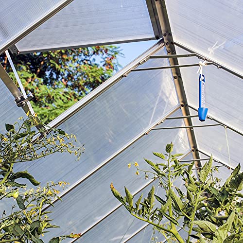 SWANEW 14x Polycarbonat Hohlkammerstegplatten (60.5 x 121cm) 4mm | 10,25 m² Doppelstegplatte für Gewächshaus, Garten… – Bild 6