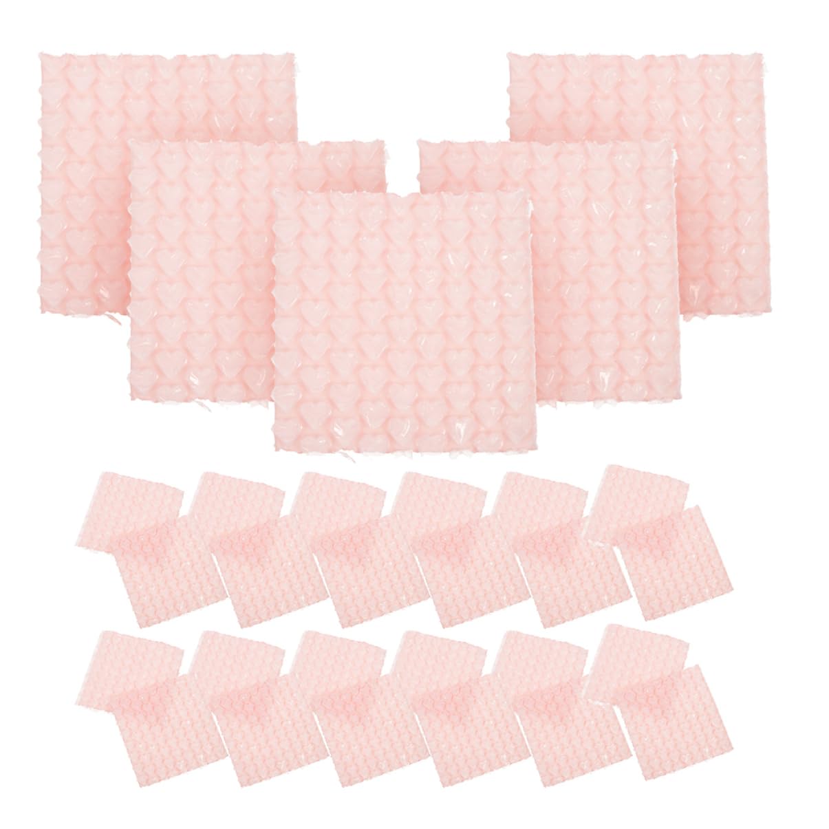 MUSISALY Padded Bubble Pouches 100pcs Bubble Bag for Shipping Moving Boxes for Glasses Bubble Protection for Electronics Packing Supplies