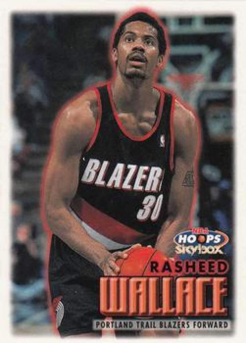 Amazon.com: 1999-00 NBA Hoops #137 Rasheed Wallace Portland Trail