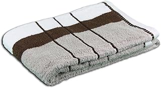 Gözze - Strandtücher, 100% Baumwolle, Berlin, Streifen, 70 x 140 cm - Taupe/Schoko