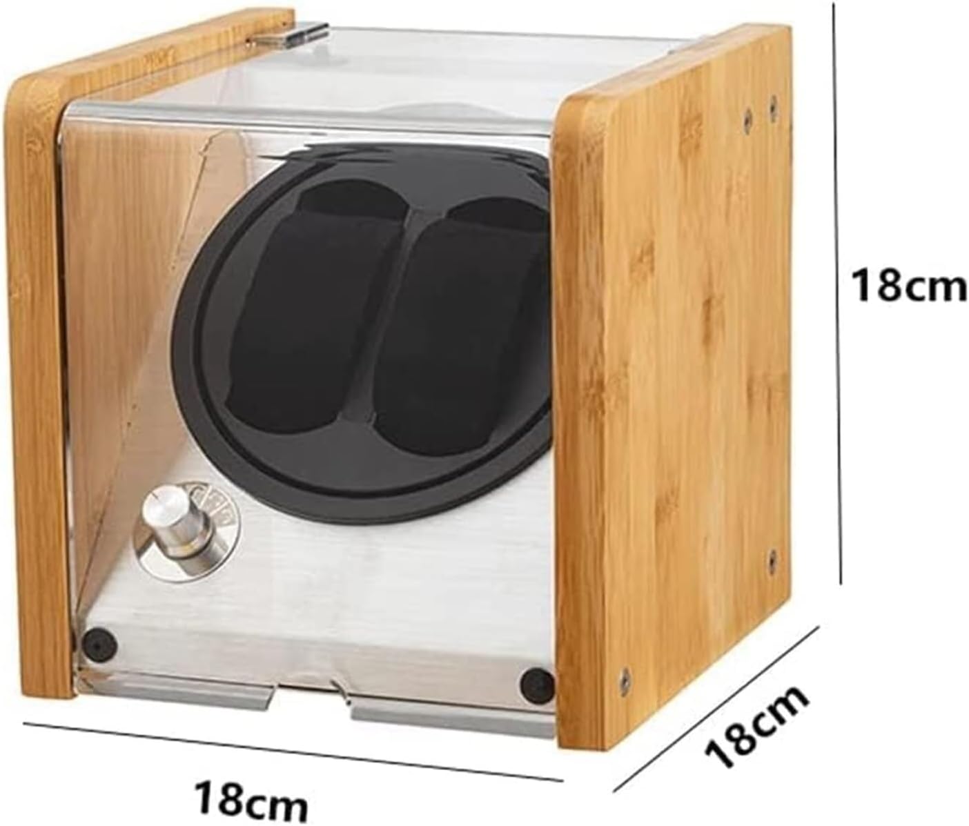 Automatic Watch Winder Box, Mechanical Rotating Watch Storage Case, Watch Roll Stand, Flexible Stop Device, Exquisite Display Organizer for Men & Women image 4