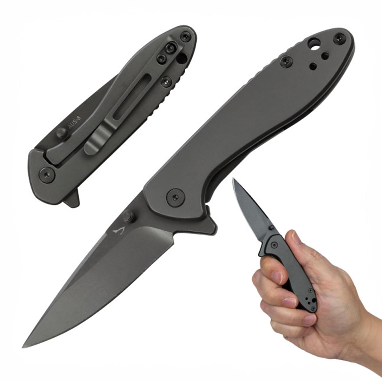 Dentuso Mako Folding Knife - Premium Tactical & Survival Pocket Knife for Men & Women, Ideal for Hunting, Camping, EDC, 2.5