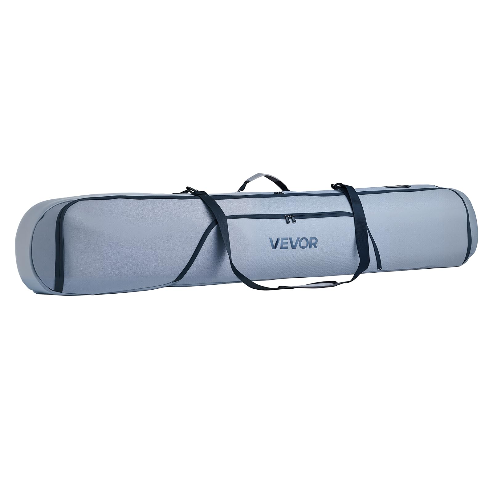 VEVOR Sac à roulettes pour Skis, Sac de Snowboard rembourré, Tissu Oxford 600D imperméable, Sangles réglables, pour bâtons, Lunettes, Gants, Casques, Bottes