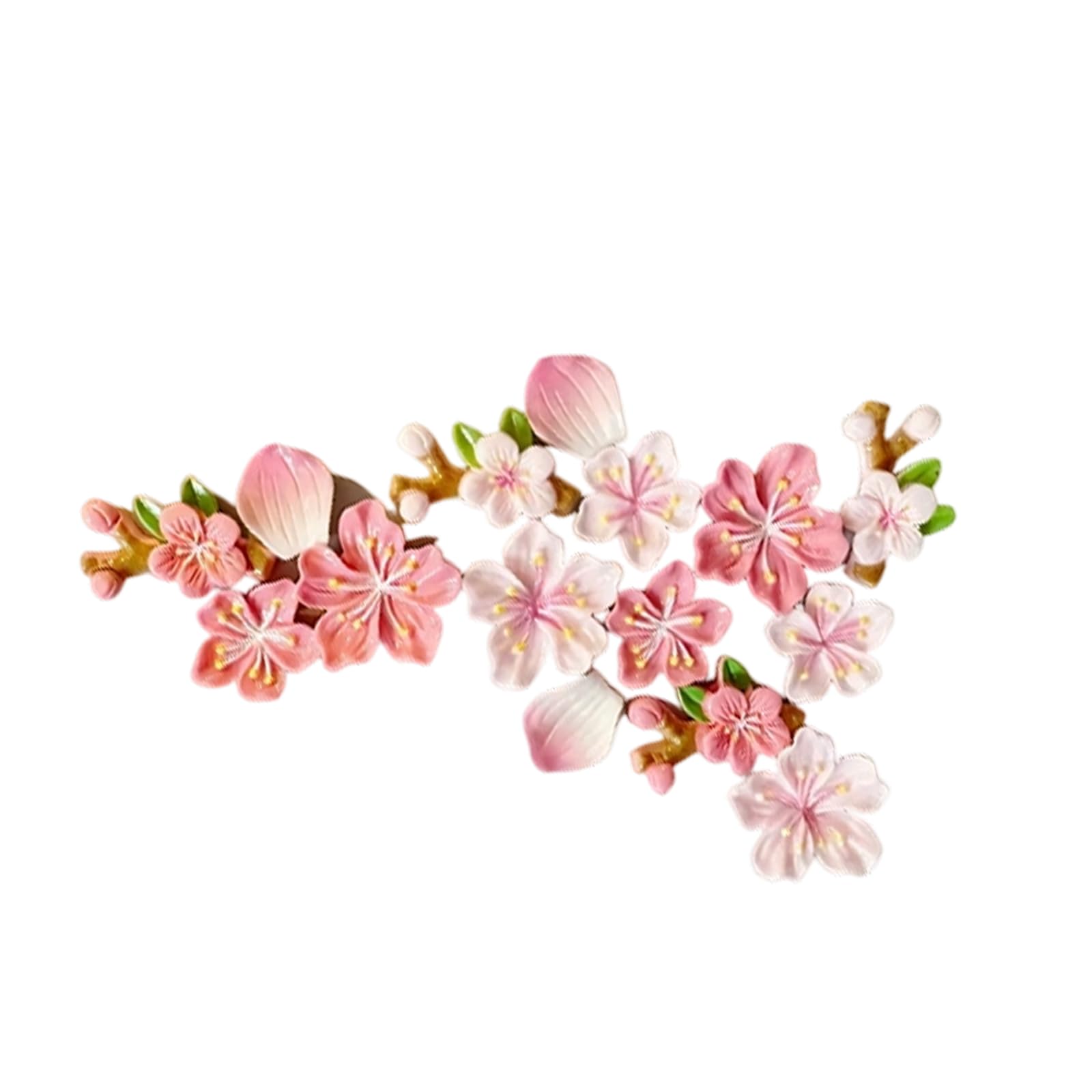 16 Piece 3D Flower Magnets for Fridge Strong Refrigerator Decorative Sticker Ideal for Home and Offices Use Strong Refrigerator Sticker