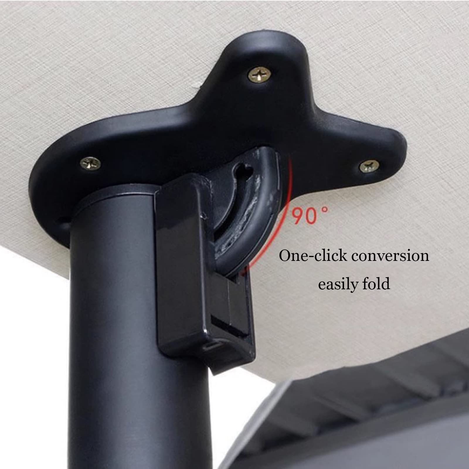 Patas Telescópicas para Mesa,Regulables En Altura Patas para Muebles,Tubo Redondo Pies para Mesa de Comedor,Plegable Pies de Escritorio de Barra,para Desayuno Y Encimera (70-120cm,Black)