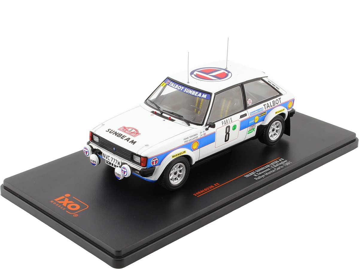 1981 Talbot Sunbeam Lotus Nº8 Toivonen/Gallagher Rallye Monte Carlo 1:24 IXO Models 24RAL023B.22