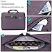 Brinch 15-15.6 Inch Multi-Functional Suit Fabric Portable Laptop Sleeve Case Messenger Bag Briefcase for Laptop, Tablet, MacBook, Notebook - Dark Purple