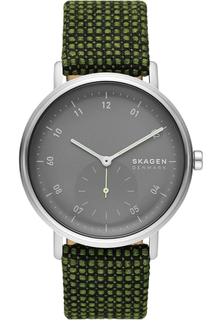 SkagenKuppel Two-Hand Sub-Second Green Kvadrat Wool Watch - SKW6893