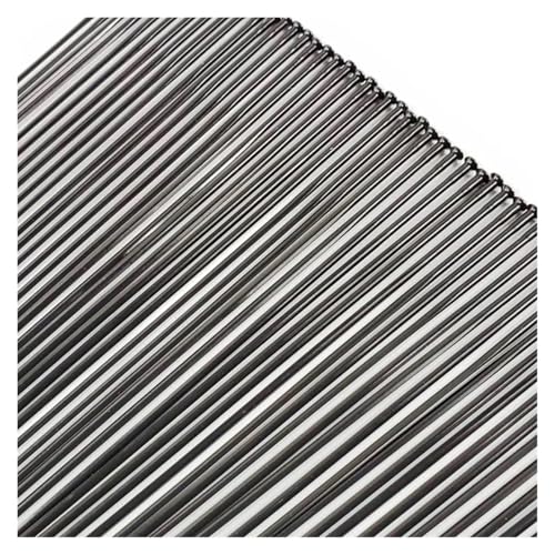 Super Light Straight Pull Flat Gauge 14 2,0 mm Negro 20 Unidades/lote Radios Rosca Original (268 mm)