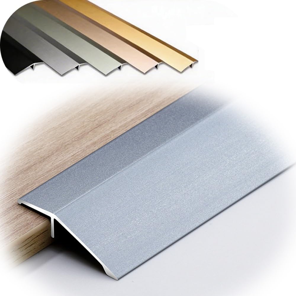 SIPIURIUIK Aluminum Floor Transition Threshold Strip Doorway Edge Trim