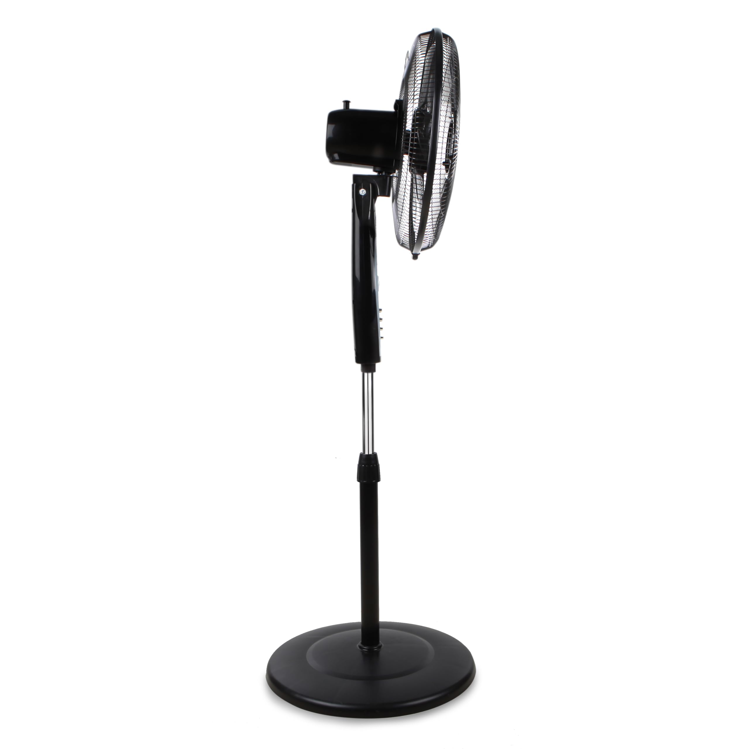 Orbegozo SF 0149 – obrotowy wentylator stojący, rozmiar łopatek 40 cm, regulowana wysokość, 3 stopnie, 60 W, czarny