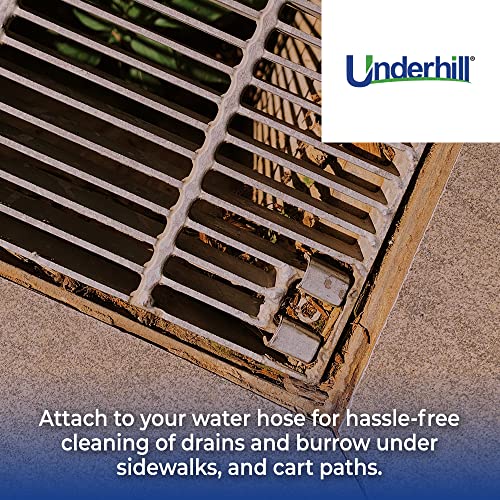 image for Underhill Drain Blaster Hose Cleaner Nozzle, Sewer Jetter, Washer, Hig