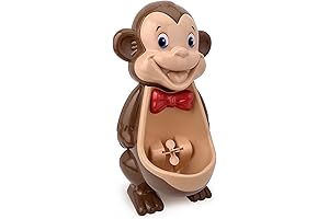 Boys Potty Training Urinals with Monkey Potty and Funny Aiming Target Windmill